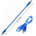 Cable USB Type A-B 0.3m pour Arduino UNO/MEGA