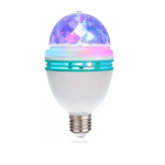 AMPOULE LED  TOURNANTE RGB E27 SPECIAL  PARTY