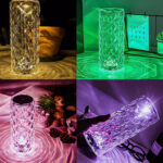 LA LAMPE DE TABLE EN CRISTAL