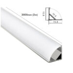 PROFILÉ METALIQUEPORTE LED ENCASTRE 2MAngulaire 90º - L’ALUMINIUM – Image 2