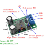 MODULE ABAISSEUR D ALIMENTATION DC-DC 24v / 12V à 5V 5A – Image 2