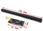 NRF24L01 Module sans Fil Émetteur-Récepteur PA + LNA + Antenne – Image 2