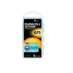 6X PILES DURACELL POUR APPAREILS AUDITIFS ZA 675 1.45v