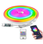 Bande Neon Flexible LED GAMING 5M Étanche RGB SMART  USB