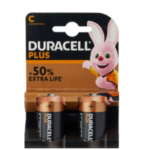 2X PILES ALCALINES DURACELL PLUS POWER TYPE