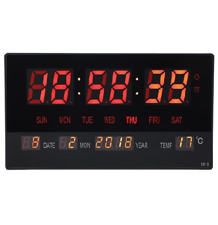 J Horloge murale LED s318 – Image 1
