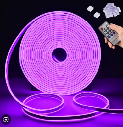 J Bande LED Néon Flexible 6*12mm étanche 12V VIOLET 5M – Image 1