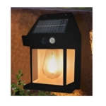 Applique murale LED solaire à détection de mouvement 3000K