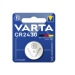 PILE ELECTRONIQUE LITHIUM CR 2430 3V VARTA