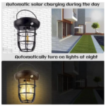 Lampe solaire  LED portable VINTAGE STYLE 3000K