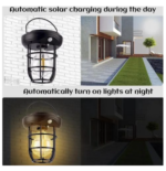 Lampe solaire  LED portable VINTAGE STYLE 3000K