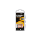 6X PILES BOUTON DURACELL POUR APPAREILS AUDITIFS ZA 312 1.45v