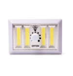 Interrupteur mural sans fil à piles LED COB