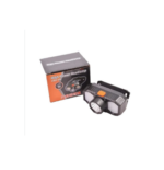 LAMPE TORCHE FRONTALE RECHARGEABLE AVEC SUPPORT NOIR