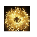 GUIRLAND LED LUMINEUSE 10M JAUNE AVEC PILE