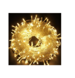 GUIRLAND LED LUMINEUSE 10M JAUNE AVEC PILE