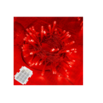GUIRLAND LED LUMINEUS 10M E ROUGE AVEC PILE