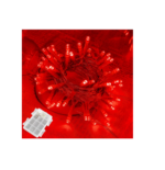 GUIRLAND LED LUMINEUS 10M E ROUGE AVEC PILE