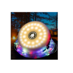 Guirlande LED Rétractable et Rechargeable 3000k+RGB 10M