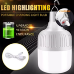 Ampoule LED Portable, Lampe Rechargeable pour marché Nocturne, Camping – Image 4