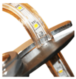Guirlande LED 2835-10mm-120D JAUNE 220v par Mètre haute qualité – Image 2