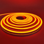 Bande LED Néon Flexible 6*12mm étanche 12V Orange 5M
