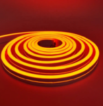 Bande LED Néon Flexible 6*12mm étanche 12V Orange 5M