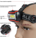Lampe torche frontale LED Head light PRO – Image 3