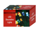 GUIRLAND LED LUMINEUSE 10M JAUNE AVEC PILE – Image 2