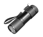 Blacklight spécial pour  détection de scorpion  9 LED UV Ultra Violet Mini Lampe torche Lumière