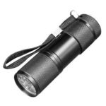 Blacklight spécial pour  détection de scorpion  9 LED UV Ultra Violet Mini Lampe torche Lumière