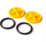 Roue jaune 410 D=41mm , l’axe=3mm – Image 2