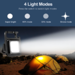 MINI TORCHE  A TORCHE RECHARGABLE COB Small Flash lights, 800Lumens – Image 3