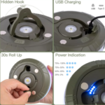 Guirlande LED Rétractable et Rechargeable 3000k+RGB 10M – Image 3