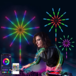 Éclairage LED Mural en Étoile RGB – Contrôle App & Télécommande