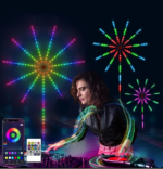 Éclairage LED Mural en Étoile RGB – Contrôle App & Télécommande