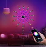 Éclairage LED Mural en Étoile RGB – Contrôle App & Télécommande – Image 3