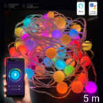 Guirlande lumineuse LED en forme de boule