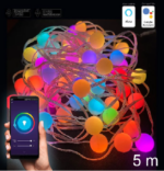 Guirlande lumineuse LED en forme de boule
