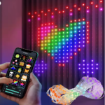 Rideau lumineux intelligent LED avec application