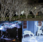 Kit 100 LED noël guirlande de fête lumineuse décoratif Fil multifonction 10m - Blanc – Image 2