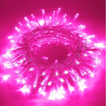 Kit 100 LED noël guirlande de fête lumineuse décoratif Fil multifonction 10m - ROSE