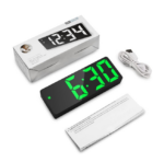 Réveil Numérique avec Écran LED GH0712L-VERT – Image 2