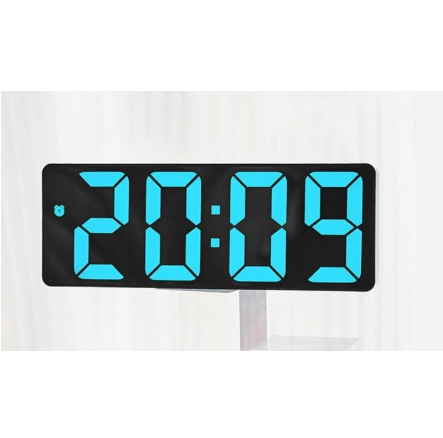 J424 Réveil Numérique avec Écran LED GH0712L-BLEU – Image 1