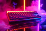 Clavier Gaming  LED RGB - Blanc Noir avec souris RGB gaming gratuite – Image 2