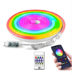 Bande Neon Flexible LED GAMING 5M Étanche RGB SMART  USB