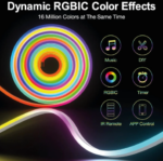 Bande Neon Flexible LED GAMING 5M Étanche RGB SMART  USB – Image 2
