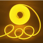 Bande LED Néon Flexible 6*12mm étanche 12V Jaune 5M
