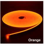 Bande LED Néon Flexible 6*12mm étanche 12V Orange 5M
