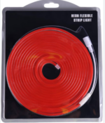 Bande LED Néon Flexible 6*12mm étanche 12V ROUGE 5M – Image 2